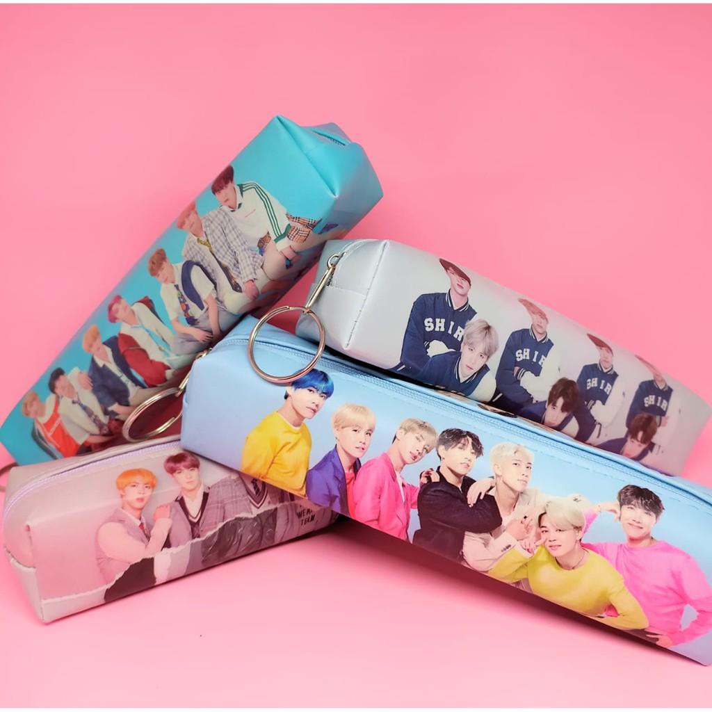 TEMPAT PENSIL BANGTAN BOYS MURAH KOTAK PENSIL BT BOYBAND