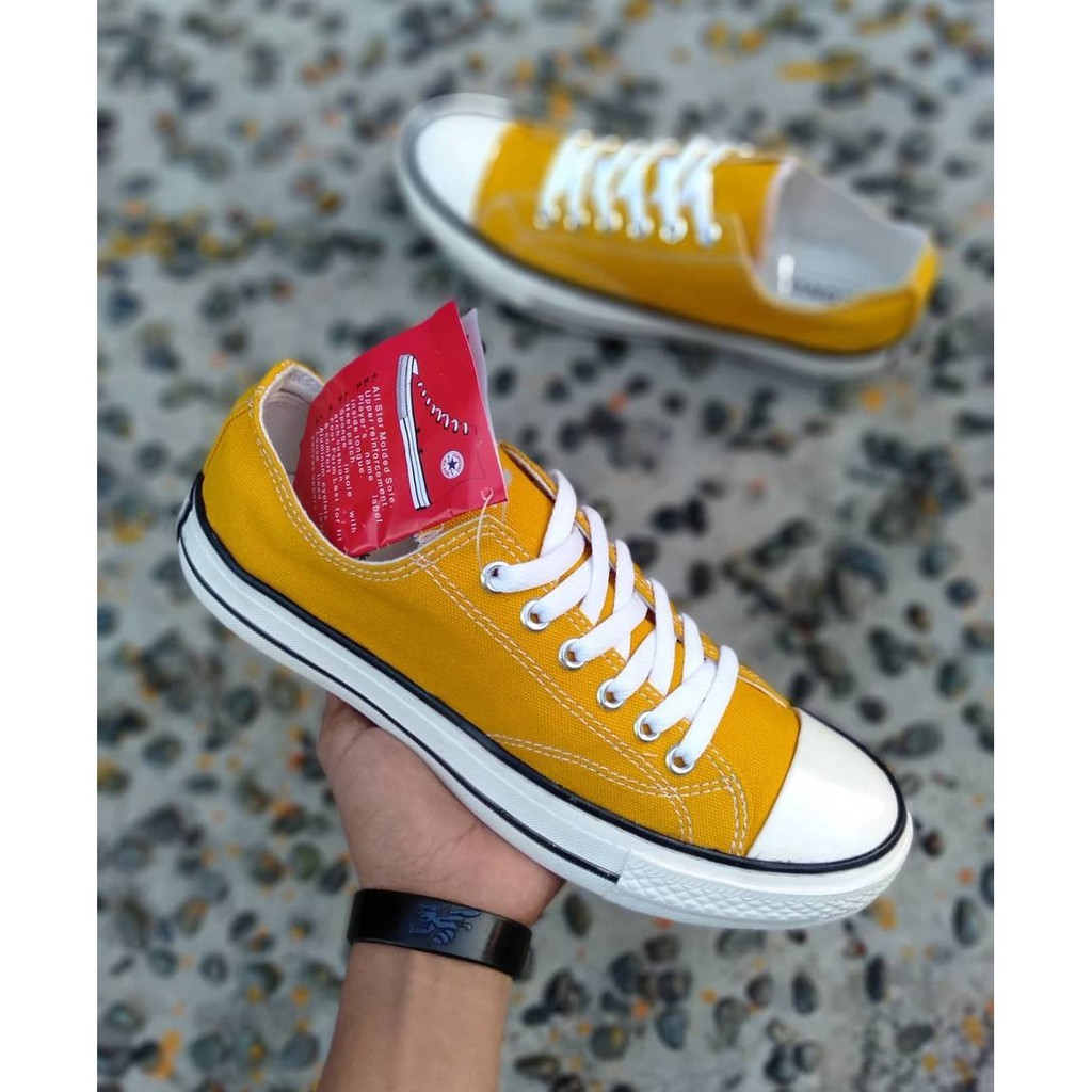 Sepatu Converse Allstar 70s Low Yellow / Kuning Premium