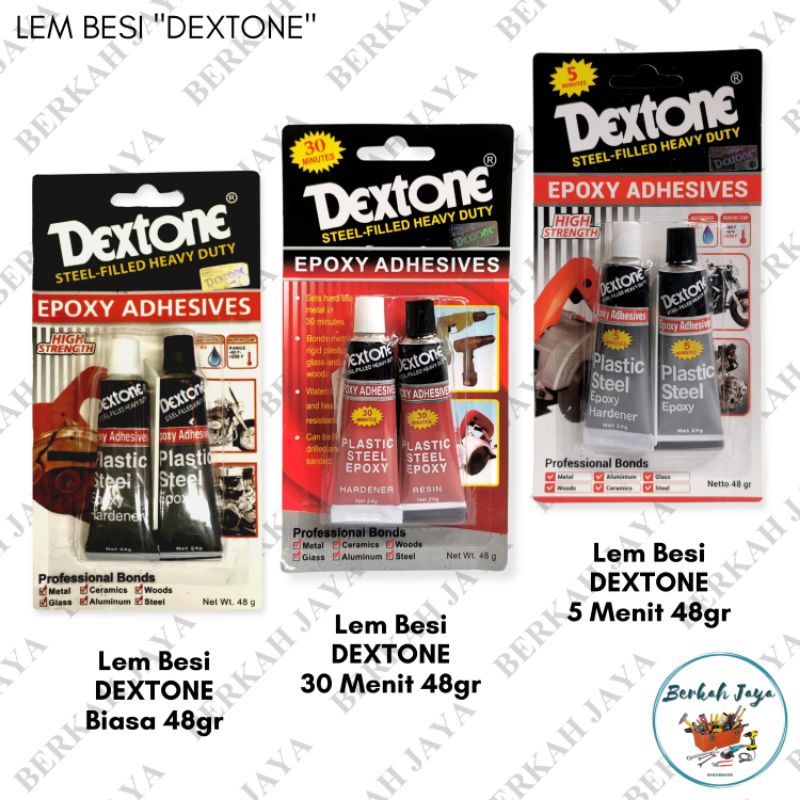 Jual Lem DEXTONE 5 menit, 30 menit & biasa Lem Besi / Baja Lem plastik LEM DEXTONE EPOXY