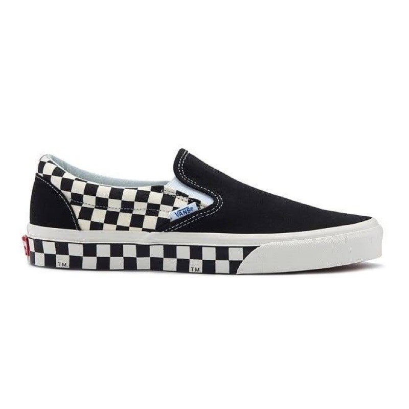 Jual Vans Slip On Sidewall Checkerboard Black White Original Shopee
