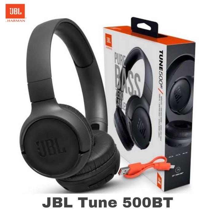 Jual JBL HARMAN TUNE 500BT Headphone On Ear Bluetooth Pure Bass Zero