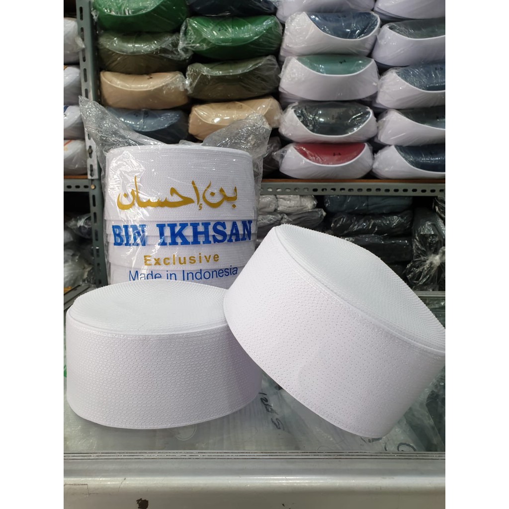 Grosir - peci kopiah haji kalbut super Bin Ikhsan | Shopee Indonesia