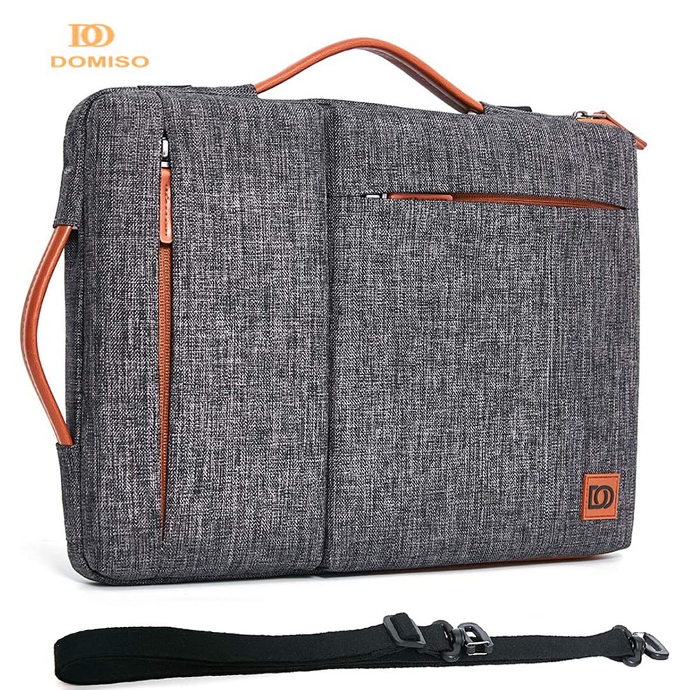 Jual Domiso Multi-Use Strap Laptop Sleeve Bag With Handle For 10" 13" 14" 15.6" 17" Inch Laptop Shockproo | Shopee Indonesia