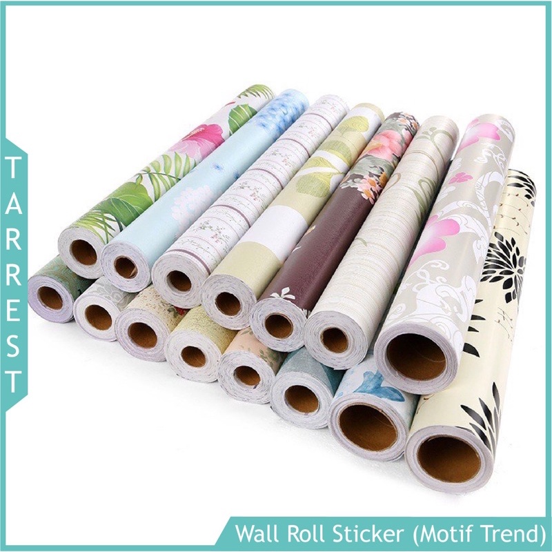 Jual Wallpaper Sticker Roll Stiker Gulung Dinding ukuran 45CM x 10M