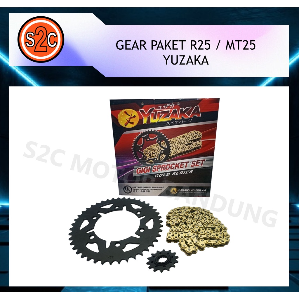 Jual GEAR PAKET GEARSET R25 MT25 YUZAKA Shopee Indonesia