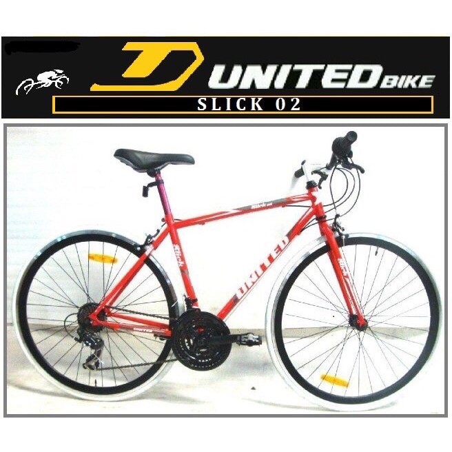 Jual Diskon Sepeda Semi Balap 700C United Slick 02 G36 Indonesia|Shopee Indonesia