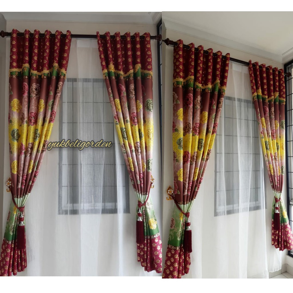 GORDEN JENDELA PRINT MAS SMOKERING 12 LUBANG 6 GELOMBANG Triton