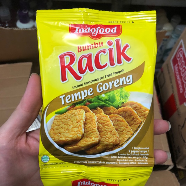 Indofood bumbu racik tempe goreng renceng Shopee Indonesia