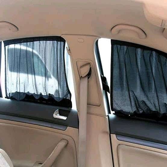 Tirai kaca mobil murah Kain penutup kaca tempel praktis Gordin jendela