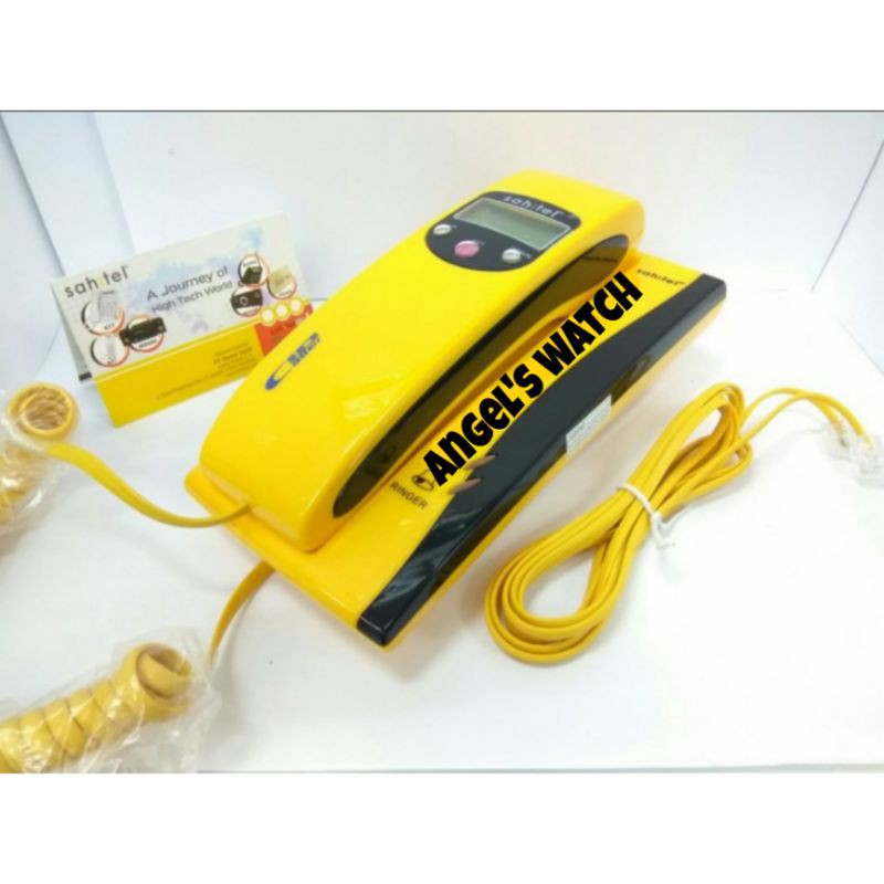 Telepon Rumah Kabel Sahitel S35 Pesawat Telepon Sahitel S-35 Kuning |  Shopee Indonesia