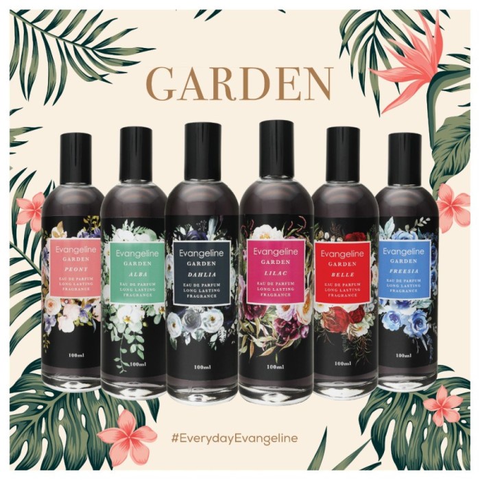 Jual EVANGELINE EDP PARFUM GARDEN SERIES 100ML PENGIRIMAN HANYA DAERAH