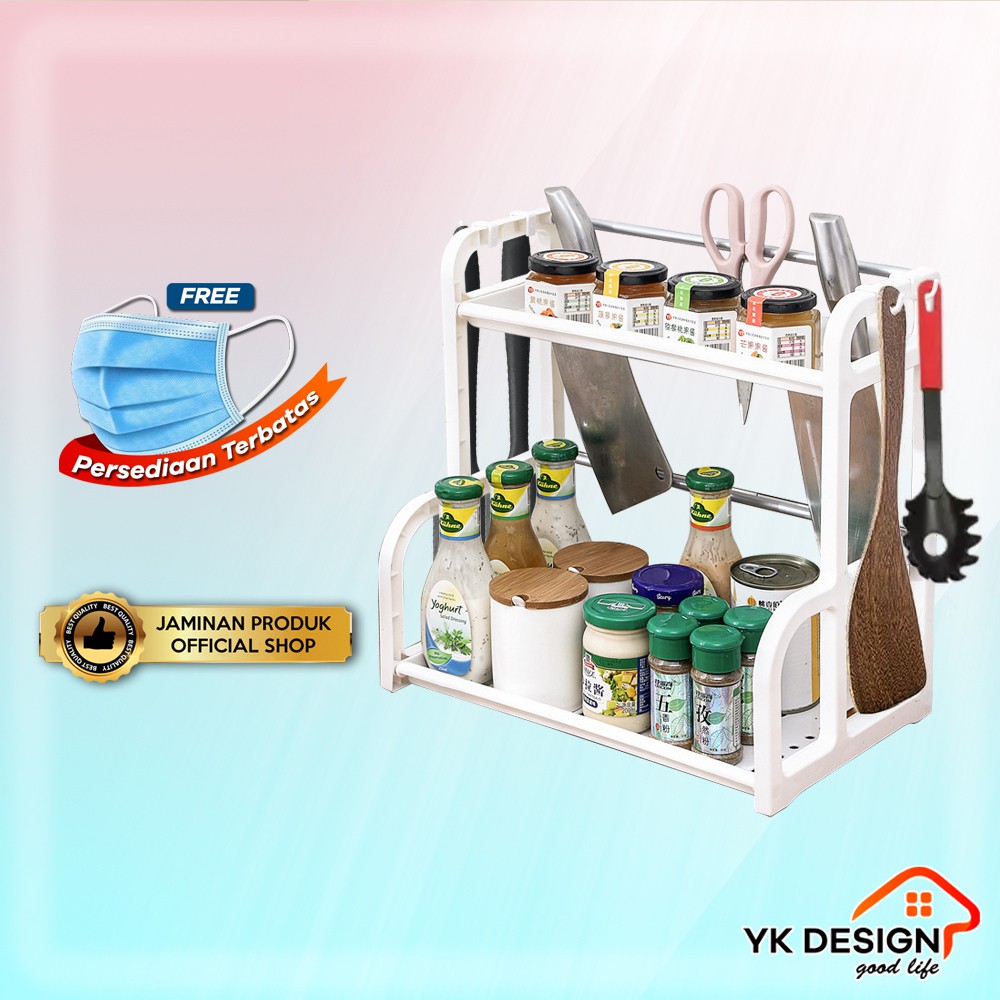 YK DESIGN YK205 rak bumbu dapur perlengkapan dapur rak