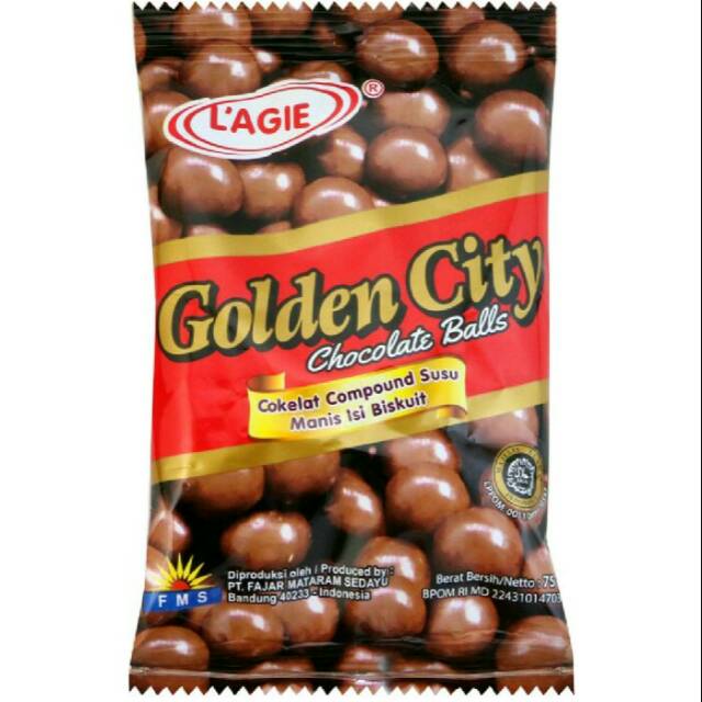 Jual Coklat Ball Golden City Lagie | Shopee Indonesia