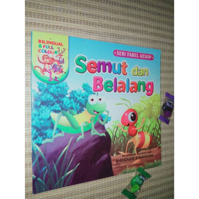 Jual Buku Edukasi Fabel seri Semut dan Belalang Indonesia|Shopee Indonesia