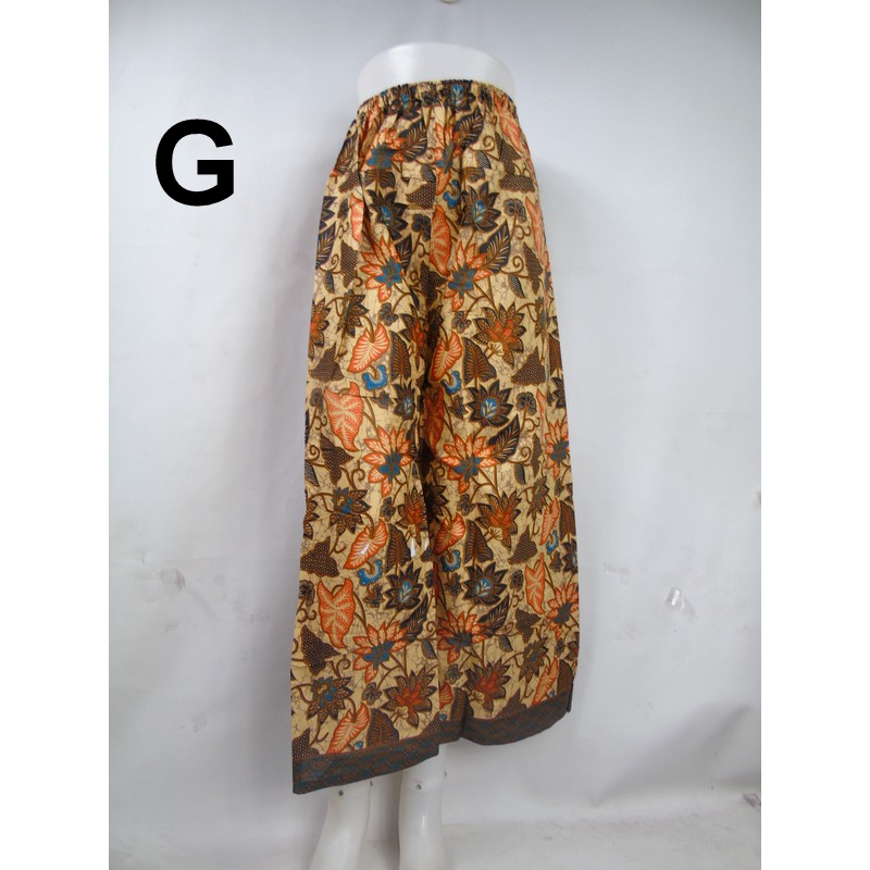 CELANA KULOT BATIK SOGAN MURAH MODERN MODEL STANDAR Shopee Indonesia