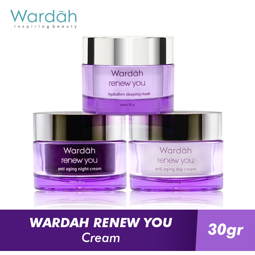 Jual Wardah Renew You Day, Night, Sleeping Mask 30g Shopee Indonesia