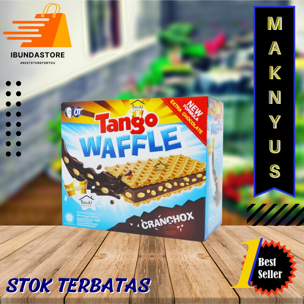 Jual TANGO WAFFLE 1 BOX 20 pcs x 7g / Waffle coklat / Wafer / Snack