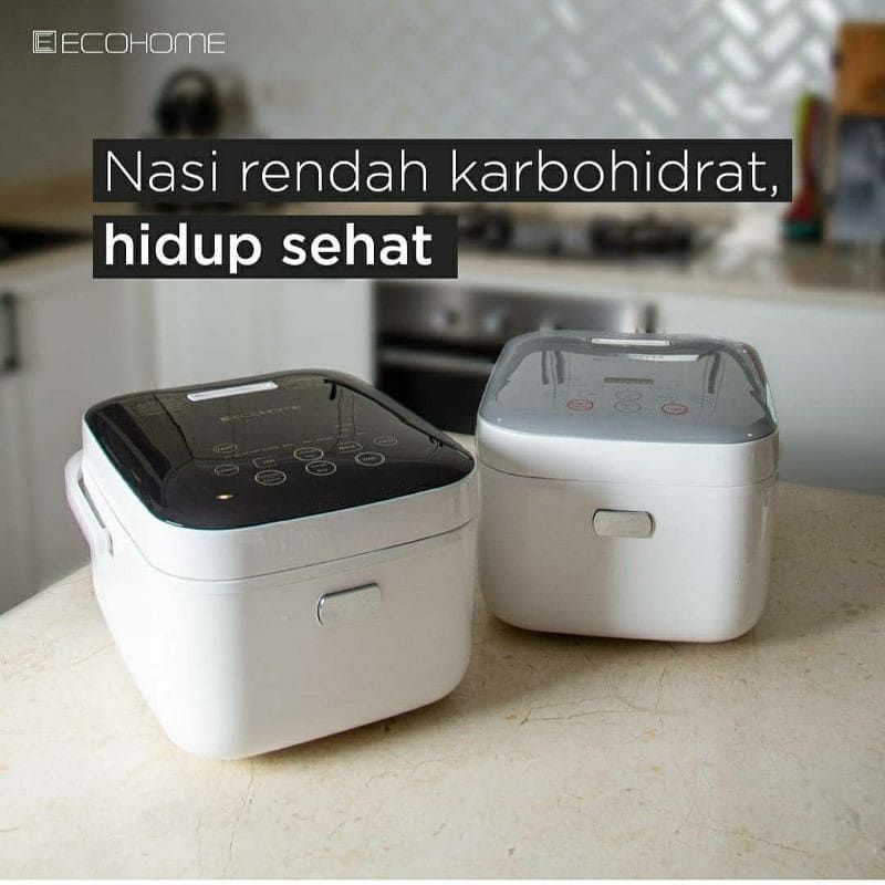 Jual Rice Cooker Low Carbo Ecohome Black Edition Shopee Indonesia