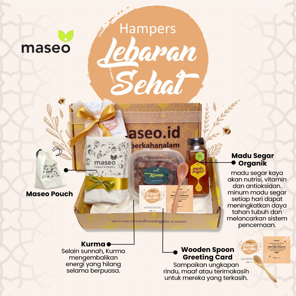 Hampers Parcel Lebaran / Paket Ramadhan Sehat MADU SEGAR