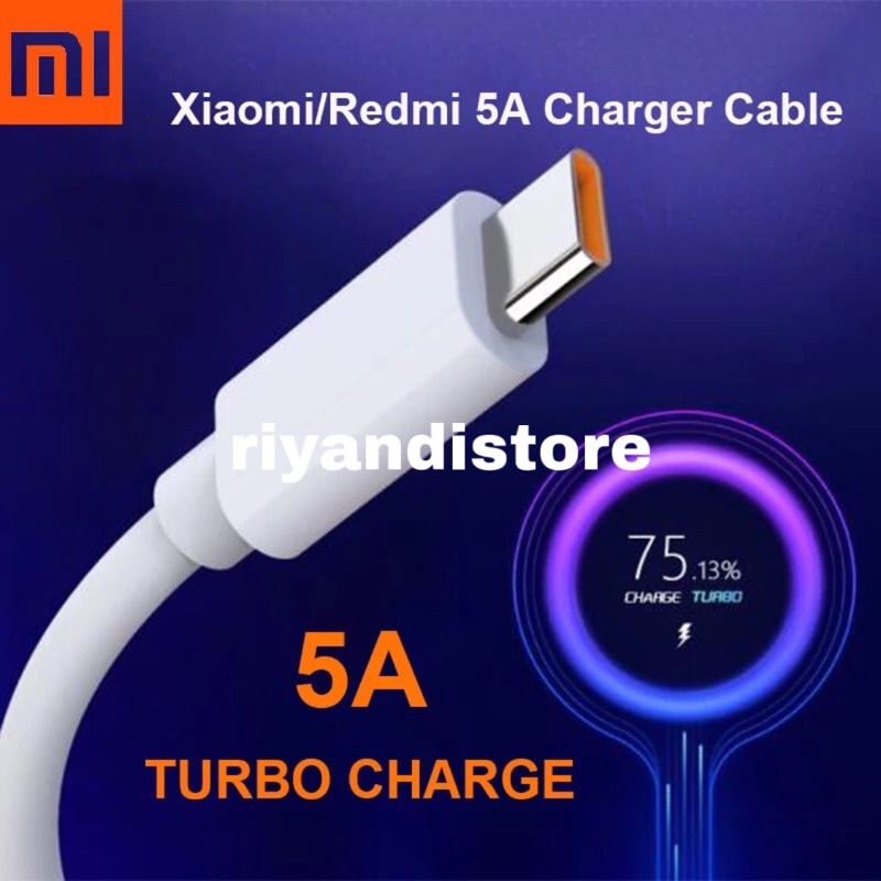Jual Kabel Data Xiaomi Redmi Note 10 Note 10S Turbo Charge Type C | Shopee Indonesia