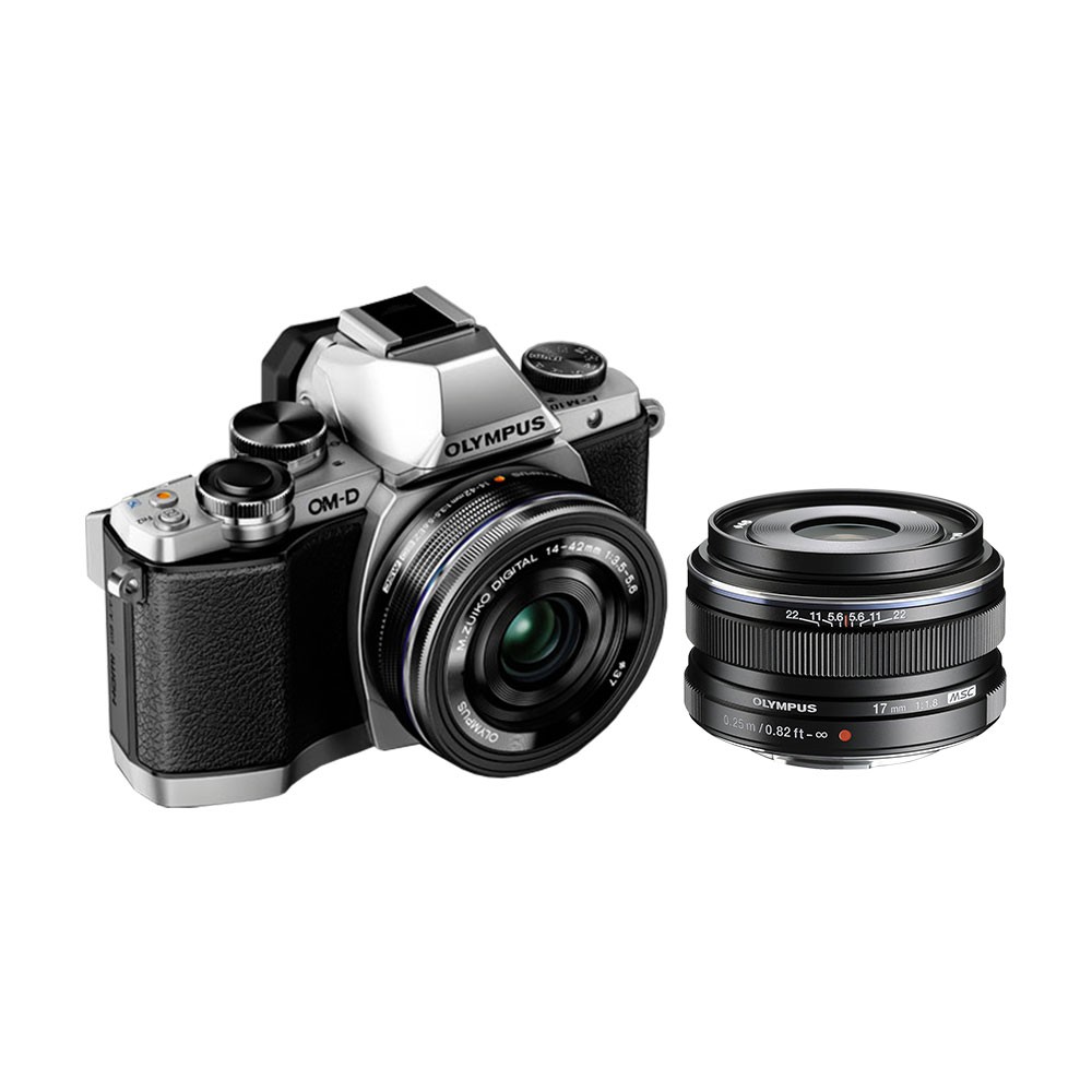 Jual Olympus Om-D E-M10 Mark Ii (Silver) Kit 14-42Mm Ez + 17Mm F1,8 | Shopee Indonesia