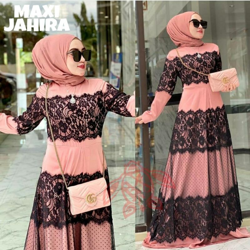 Baju Trend Gamis Brokat 2021 / Model Kebaya Dan Baju Gamis Brokat