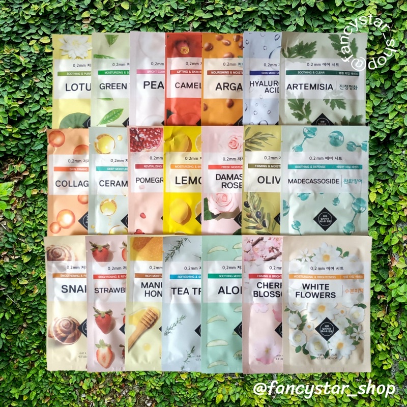 Jual ETUDE HOUSE Sheet Mask 0.2 therapy air mask exp 2022 Shopee