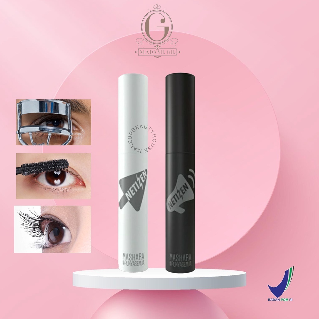 Jual MADAME GIE Mascara Netizen Make Up Maskara Waterproof Shopee
