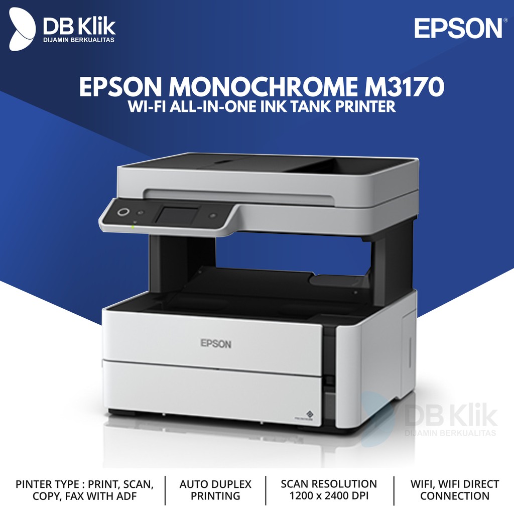 Jual Printer EPSON M3170 Monochrome EPSON M3170 Ink Tank Printer Shopee Indonesia