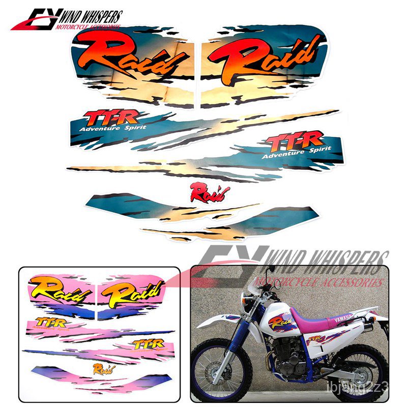 Jual &Dirt Motorcycle sticker Graphic Kit Fuel Tank Decal Gas Tank Decals Label paste Paper For