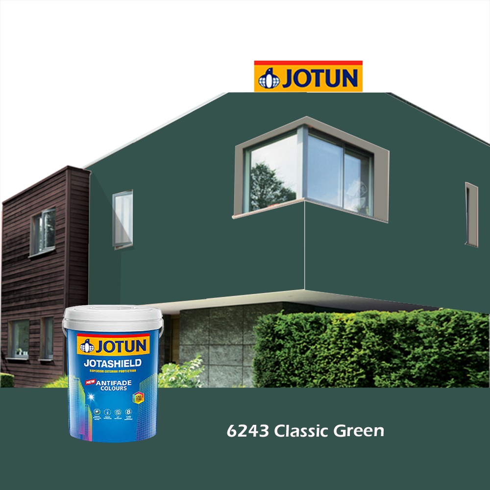 Jual CAT TEMBOK EKSTERIOR JOTUN CLASSIC GREEN/6243 Shopee Indonesia