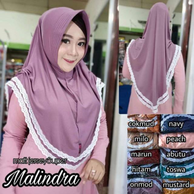 Jilbab Bergo Renda Murah Jilbab Saudia