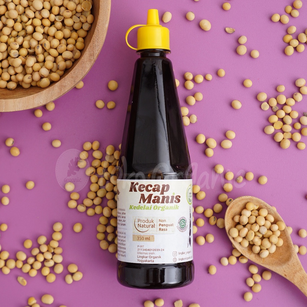 Jual Kecap Manis Kedelai Organik 350ml Lingkar Organik Indonesia