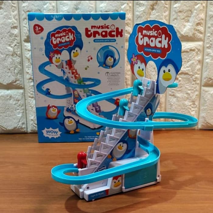 Jual Mainan Track Perosotan Pinguin Ada Musik - Mainan Trek Pinguin Balapan | Shopee Indonesia