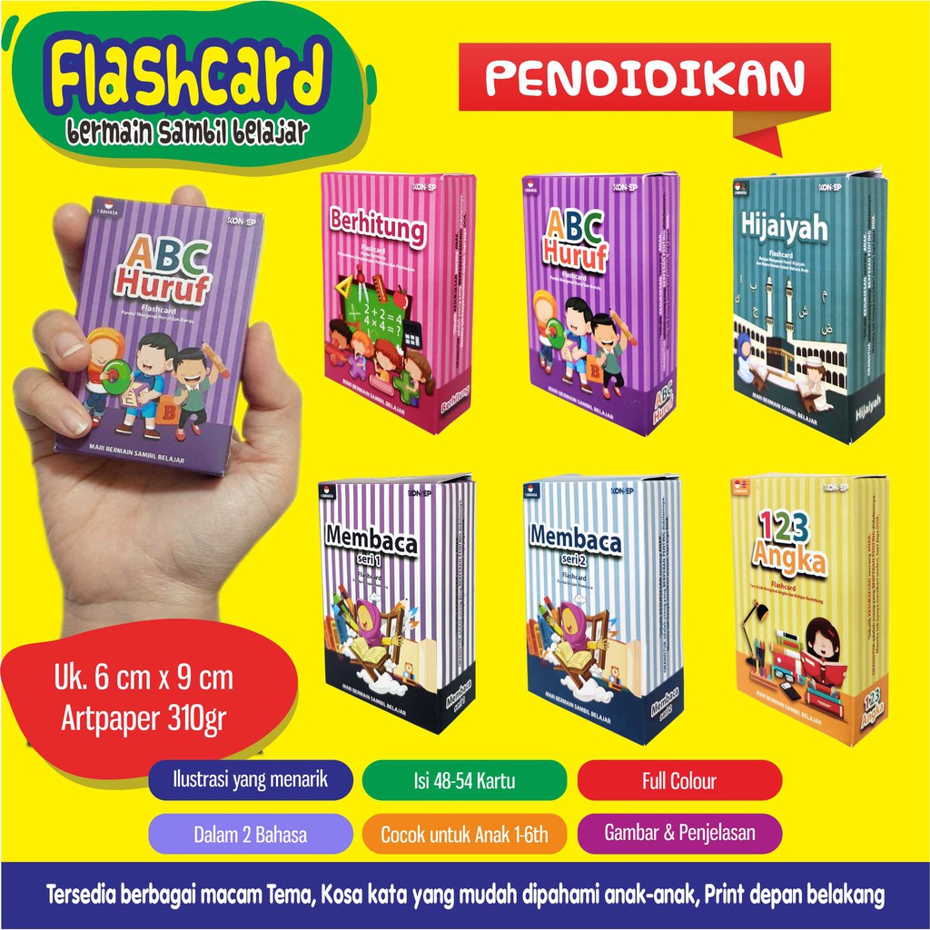 Jual Flash Card Edukasi Anak Berhitung Abc Huruf Huruf Hijaiyah Membaca Angka 123 Indonesia|Shopee Indonesia