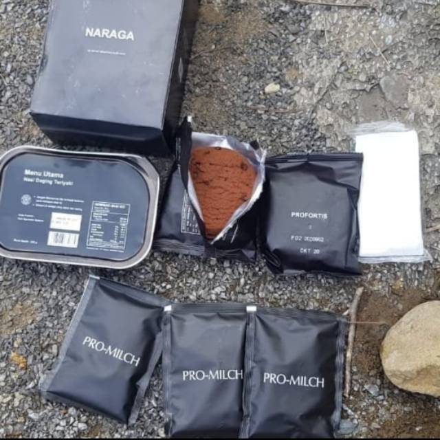 RANSUM NARAGA Survival Food Makanan Tambahan Pendaki Nasi Kaleng