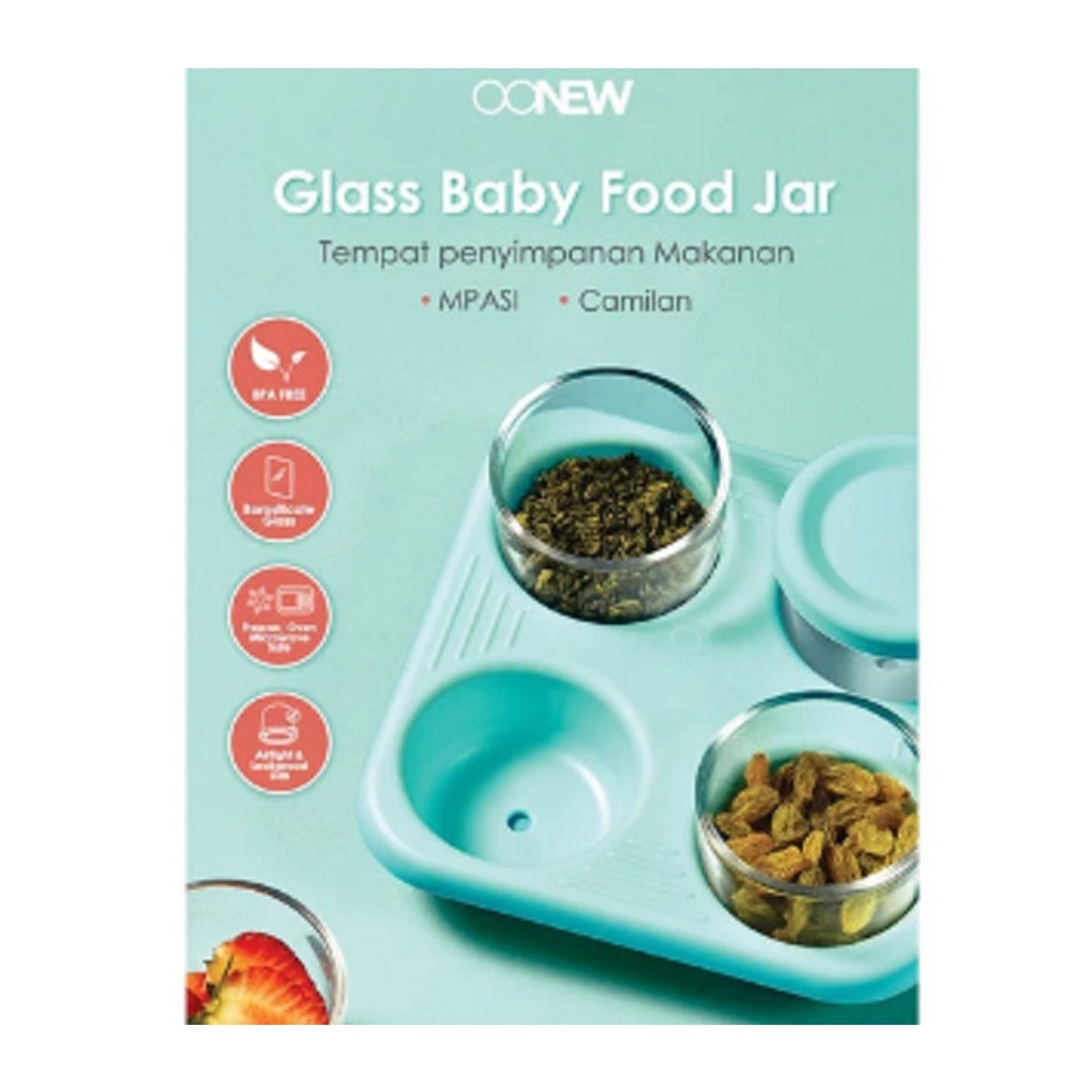 Jual Oonew Glass Baby Food Jar TB2001 Shopee Indonesia