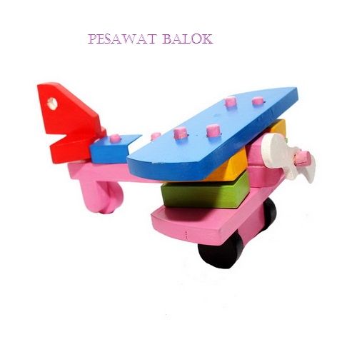 Jual Mainan Anak Pesawat Balok Indonesia|Shopee Indonesia