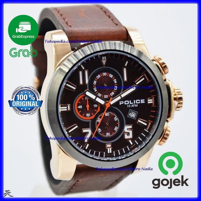 TERBARU READY JAM TANGAN POLICE PRIA SPORTY / JAM COWOK P15036JSUBZ12