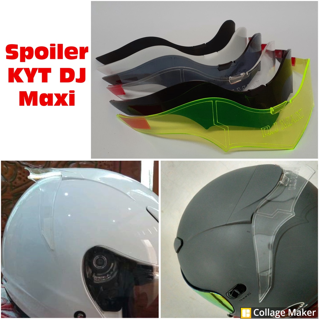 Jual Spoiler helm KYT DJ Maxi All Variant Shopee Indonesia