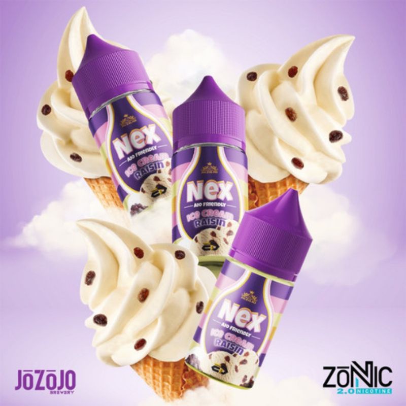 Jual Liquid Nex ice cream raisin AIO friendly 30Ml Shopee Indonesia
