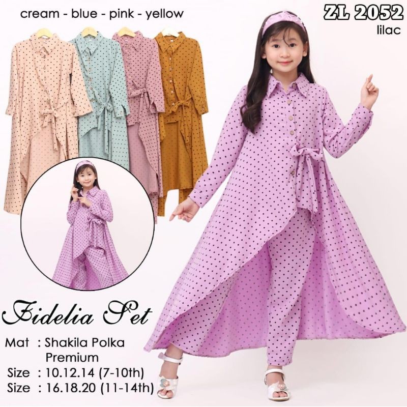 ( 6 12 thn ) pakaian baju fashion setelan katun rayon