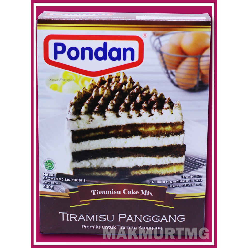 PONDAN TIRAMISU PANGGANG 430gr Shopee Indonesia