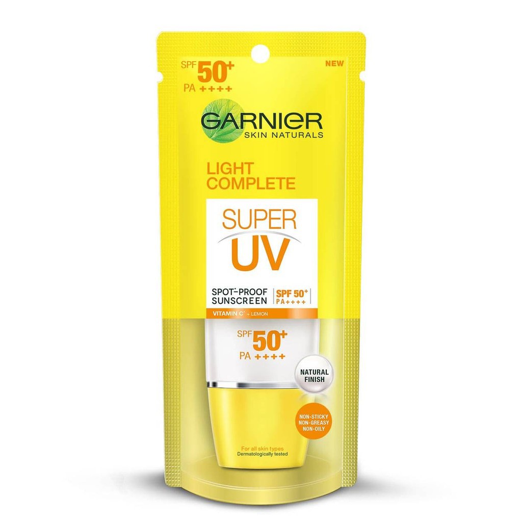 Jual GARNIER LIGHT COMPLETE SUPER UV SPF 50+ PA +++ VIT C MATTE 15 ML