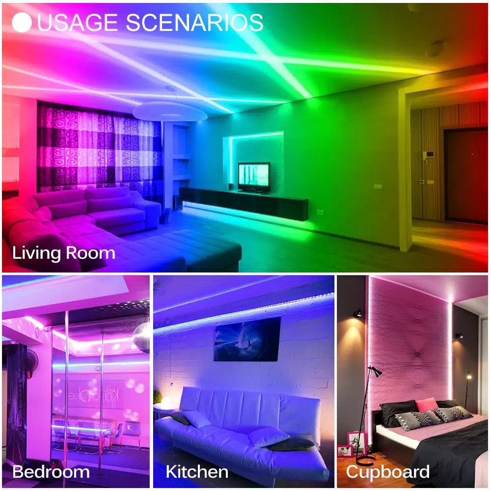 Jual Lampu Led Strip Berjalan Ws2811 Rgb Dream Magic Color 5050 12V | Shopee Indonesia