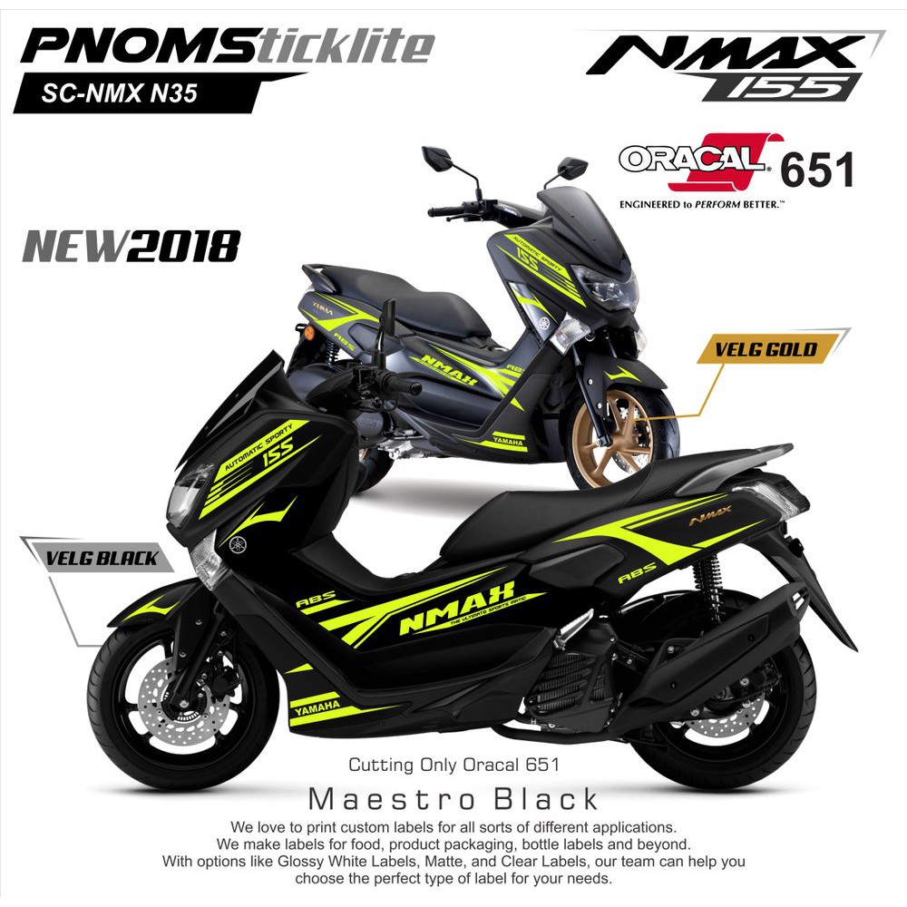 30+ Ide Keren Gambar Stiker Keren Untuk Motor Nmax Aneka