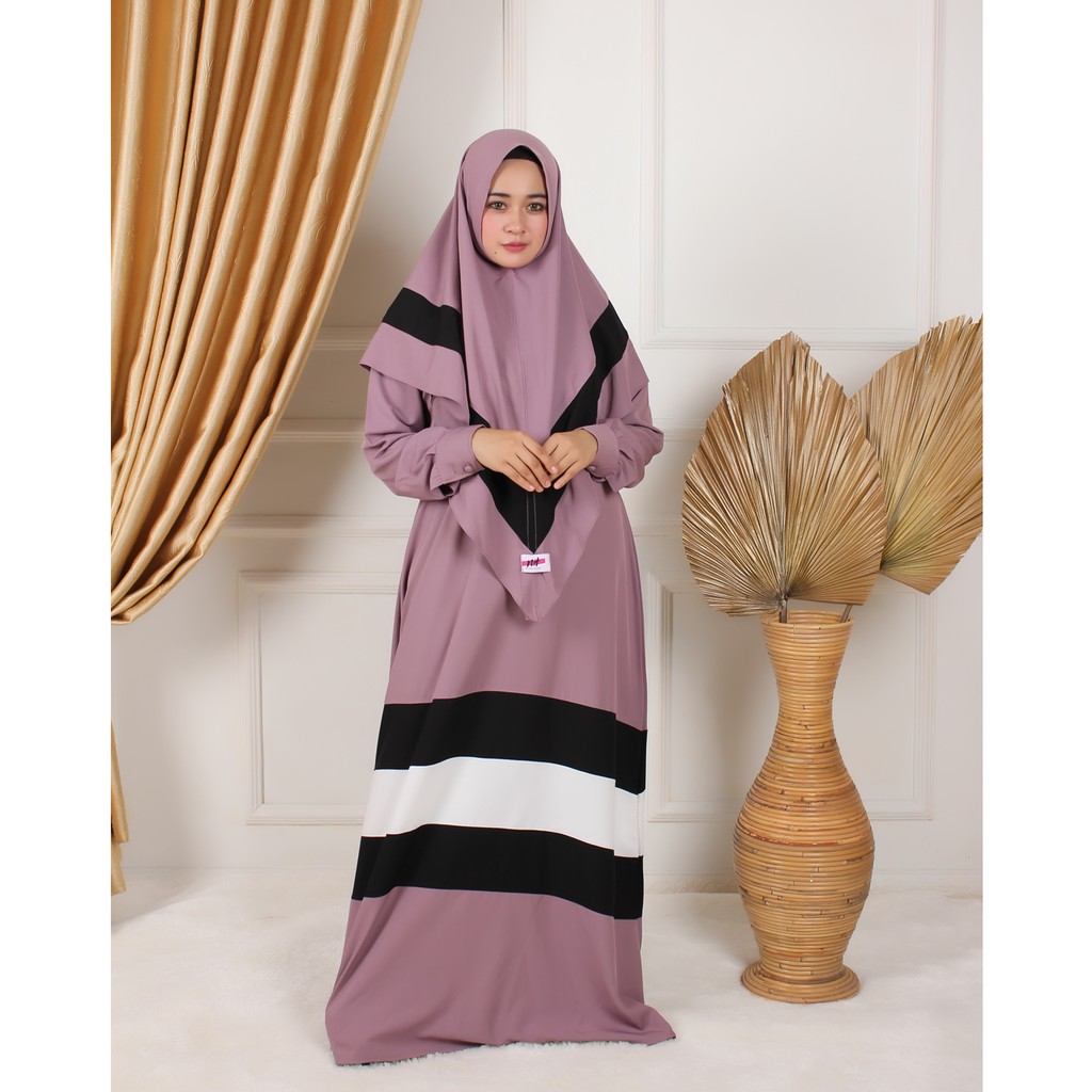 Najah Hijab Gamis Syar'i Beauty SeriesH / Lavender Black