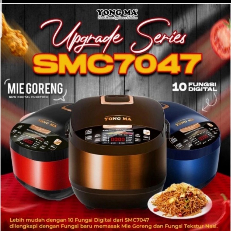 Jual Rice cooker Magic Com Yongma Digital 2 liter SMC 7047 / Yongma smc