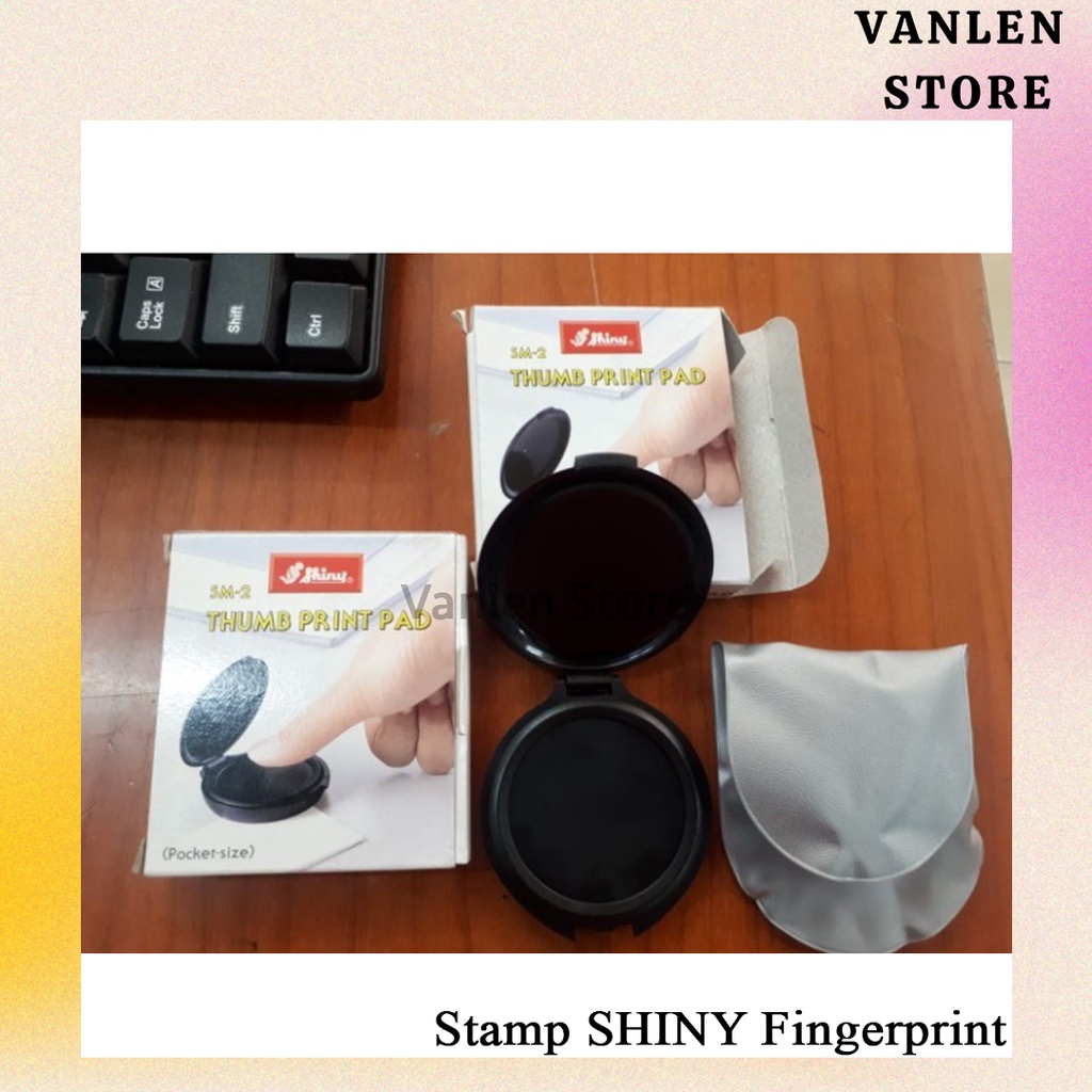 Jual Stamp Shiny Fingerprint SM2 / cap stempel khusus untuk sidik jari