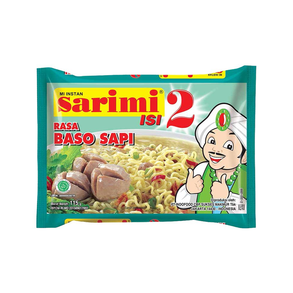 Mie Instan Sarimi Rasa Baso Sapi Isi 2 ( Dua ) 115 gr Shopee Indonesia